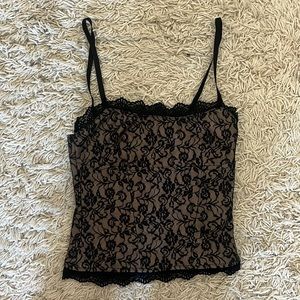The Commense Black Lace Top